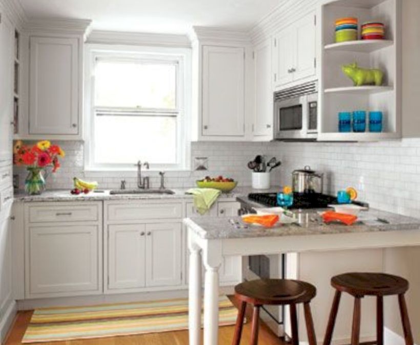 Cute kitchen remodels with white cabinets 15