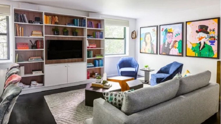 Modern studio apartment with delightfull interior design for a single man