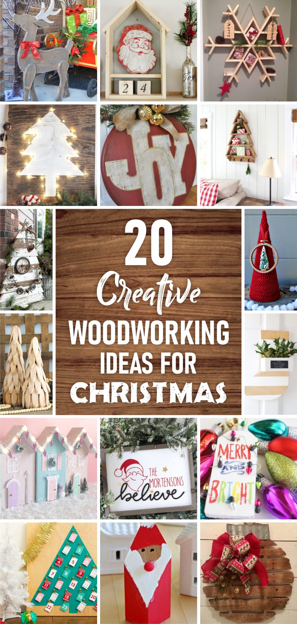 20 creative woodworking ideas for christmas 1