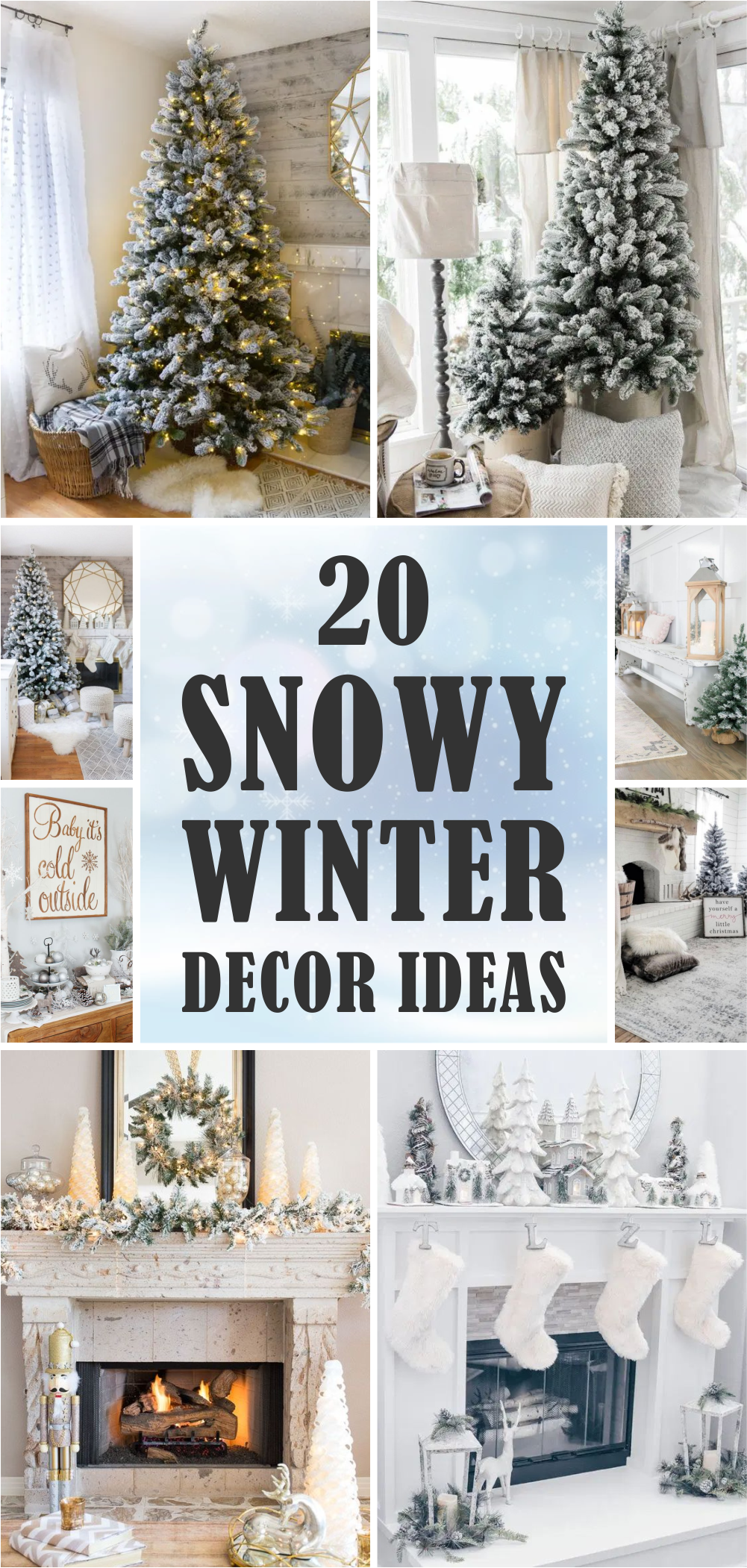 20 snowy winter decor ideas1