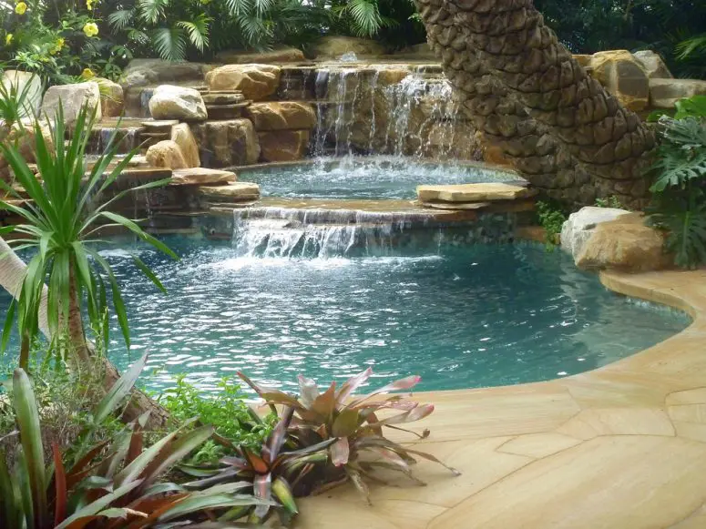 Even-a-tropical-pool-would-become-more-amazing-if-you-add-a-waterfall-to-it-775x581
