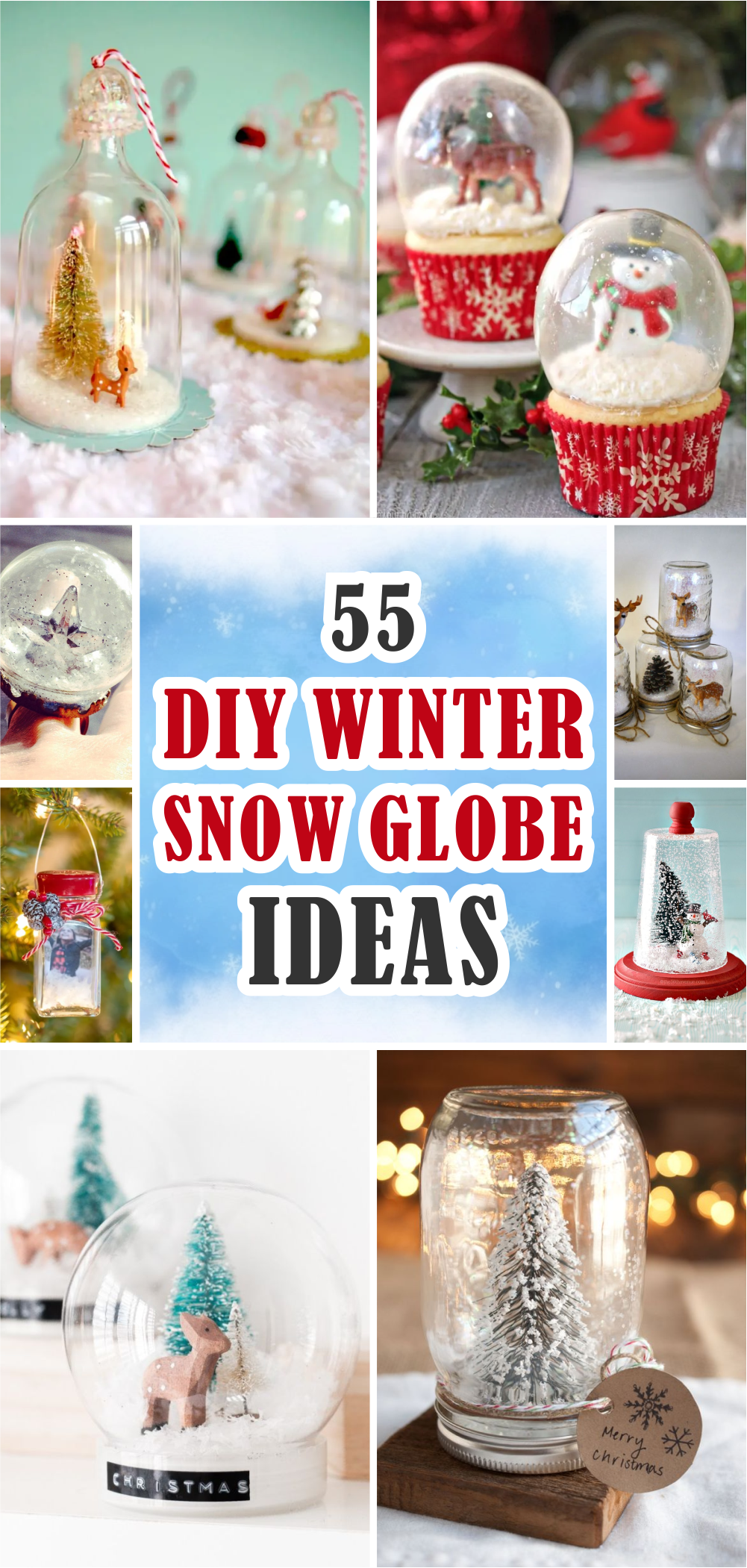 55 diy winter snow globe ideas 1