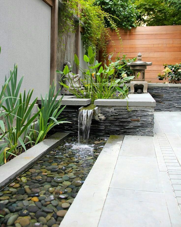 Yard-stream-water-feature