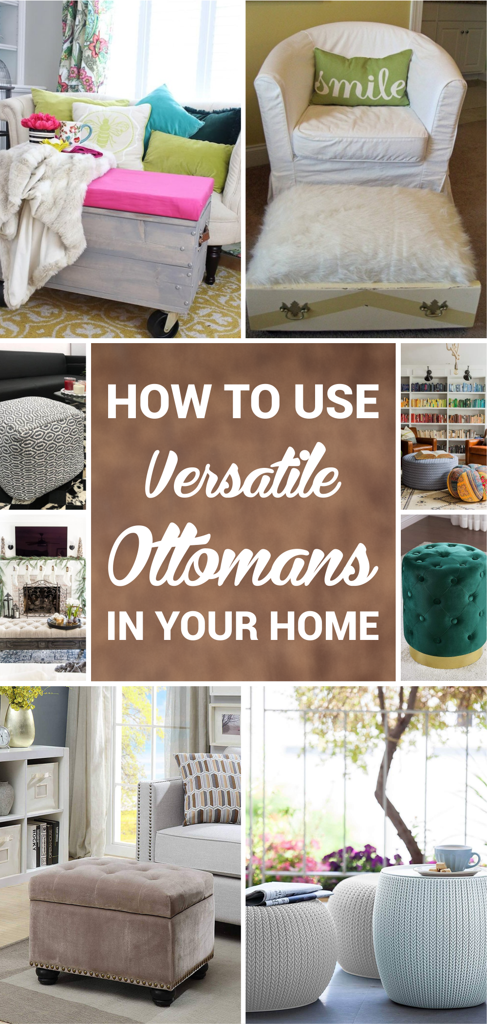 How to use versatile ottomans in your home1
